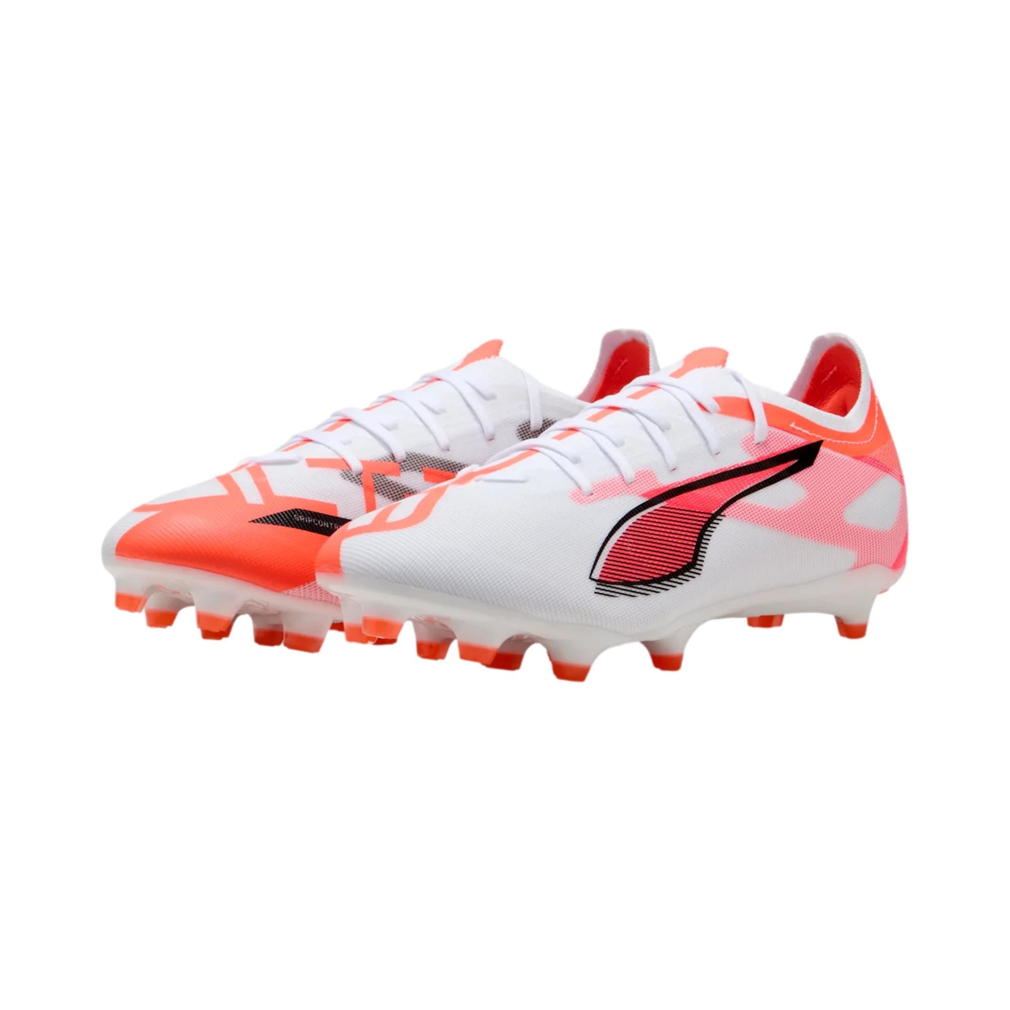 Puma Ultra 5 Match FG/AG White / Black / Glowing Red 108166