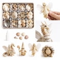 thumbnail image 6 of Craft Glue Ocean Shell DIY Handmade Kit, Marine Seashell Art Craft Set, Beach Theme Wooden Decoration Assembly Kit, Creative Glueing Project, Seaside Souvenir Making Kit, 6 of 8