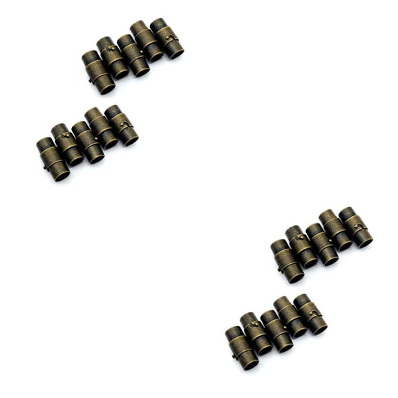 kurtrusly 10 Pcs Accessoires de Bracelet Connecteur de Boucle Magnétique Résistant à l'Usure 2Ensemble