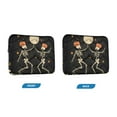 thumbnail image 7 of FORMRS 13-13.3 inch Laptop Sleeve Case Soft Carrying Quilted Computer Bag Cover, Black Halloween Dancing, 7 of 7