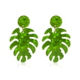 thumbnail image 1 of Sonducket Gancho para la oreja en forma de hoja, decoraciones para mujer, pendiente colgante de acrílico, accesorios populares, pendientes colgantes para Ropa, zapatos y accesorios Miscelánea Verde Sonducket AP010377-02, 1 of 6