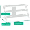 thumbnail image 4 of Sauder - Panel Tv Stand Black/black - Non-wood Finish negro 1 Sauder MODERNO, 4 of 5