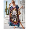 thumbnail image 3 of Sunforyou Kafan Dresses for Women Moo Moos Bathing suit Cover up Plus size Caftans for Women Loungewear, 3 of 4