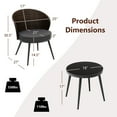 thumbnail image 2 of Gymax 3PCS Rattan Patio Bistro Set Outdoor Conversation Furniture Set w/ Seat Cushions, 2 of 6