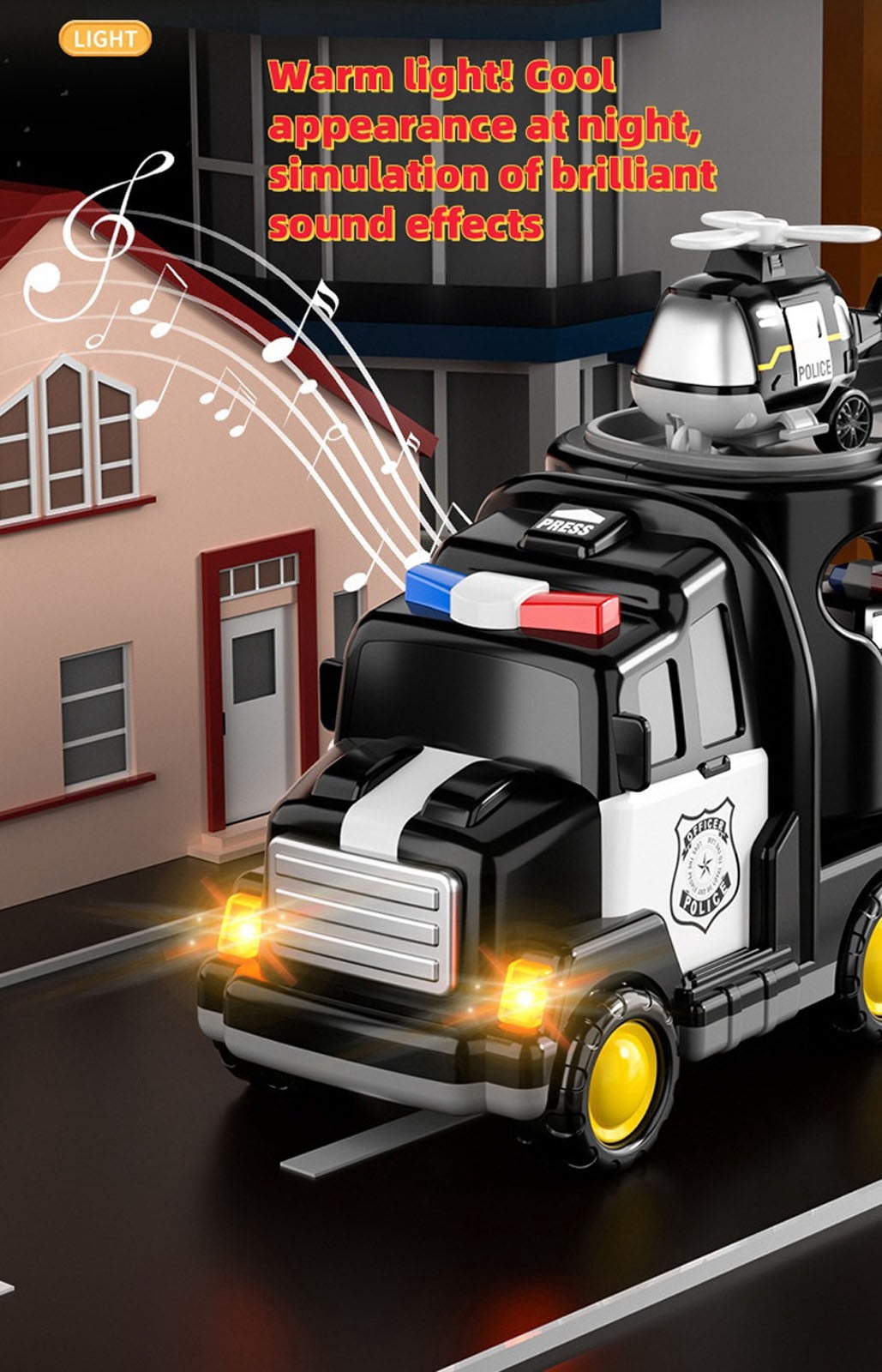 Camion de Police Jouets pour garçons pour Enfants de 3 4 5 Ans, Transport véhicule Transporteur, Ensemble de Jouets pour Enfants - Jeux - Jouets Camion de Police Jouets pour garçons pour Enfants de 3 4 5 Ans, Transport véhicule Transporteur, Ensemble de Jouets pour Enfants - Jeux - Jouets