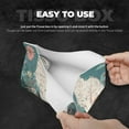 thumbnail image 5 of Lsque Celestial Cat And Flowers Printed Long Tissue Box Cover Holder, Facial Paper Organizer Dispenser,Triangle with Bottom Belt, PVC Leather Decorative Organizer, 5 of 9