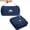 Navy Blue, variant on BlueHills Travel Blanket Rolled Premium Soft Plush Airplane - Gray R01