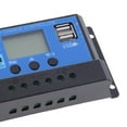 thumbnail image 3 of Controlador de Carga Solar Controlador de Batería de Panel Solar 10A 12V / 24V PWM Parámetro Automático Pantalla LCD Ajustable Panel Solar Regulador D, 3 of 7