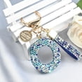 thumbnail image 5 of Inadays Initial Letter Keychain Gift for Women Girls Bling Sparkly Cute Backpack Car Key Accessories Lanyard, 5 of 6