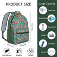 thumbnail image 2 of Summer Bright Sunflower Print Student Backpack - Lightweight Ergonomic Backpack, 2 of 6
