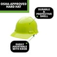 thumbnail image 2 of 10-Pack of Cordova H24R6 Duo Cap-Style Helmet, 4-Point Ratchet Suspension, Hi-Vis Green, 20-Pack, 2 of 3