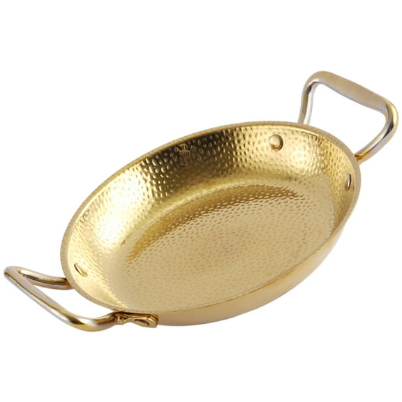 WRISTBIQUE Paella Pans Easy to Clean Golden 1Set