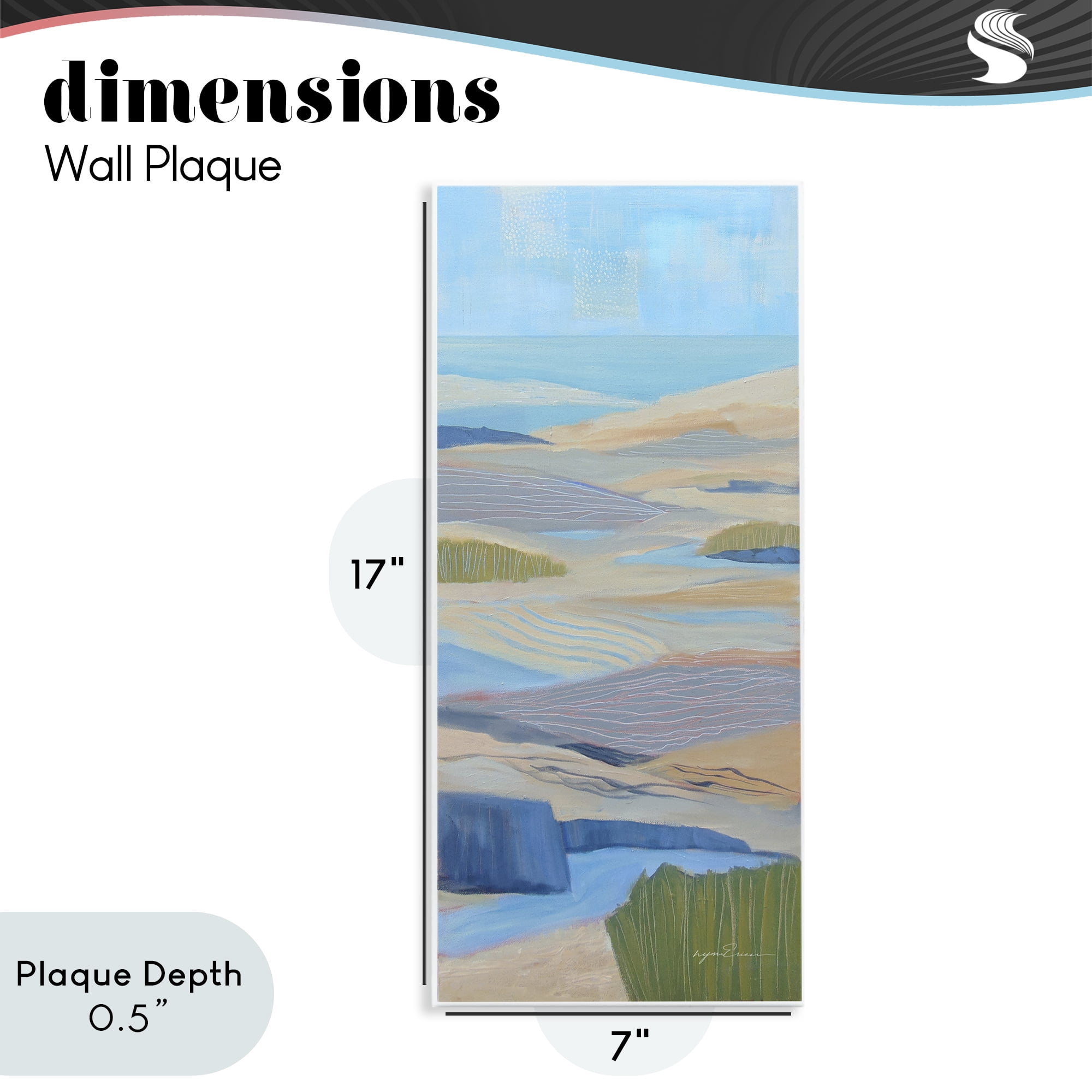 Stupell Industries Ebb & Flow Sand Dunes Wall Plaque Art, design by Lynn Ericson Fine Art