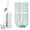 Toilet Cleaning System, variant on Disposable Toilet Cleaning System: Brush, Handle, Storage Caddy & Refills for Bathroom