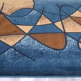 thumbnail image 4 of Allstar Rugs Allstar Distressed Modern Swirl Design Rug Blue 5' 2"x7' 1" 5' x 8', 4 of 7