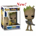 thumbnail image 1 of 2025 Nuevo FUNKO POP Avengers3 290 291 292 Iron Man #285 SpiderMan #287 Thor #286 Groot #207 #297 #293 Figura de acción Adorno Modelo de juguete, 1 of 5