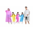 thumbnail image 1 of 5 Pieza Capa Impermeable Xtellar multicolor Portátil Para Lluvia Tipo Gabardina, 1 of 4