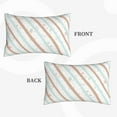 thumbnail image 4 of YFYANG Super Soft Rectangular Plush Cushion Cover (Without Pillow Insert), Abstract Watercolour Lines Comfort and Non-Pilling Hidden Zip Bedroom Sofa Pillowcases, 20"x30", 4 of 9