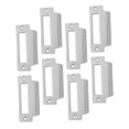 thumbnail image 4 of RUNROTOO 8Pcs Door Latch Plate Stainless Steel Silver Door Security Device for Security Conscious Users, 4 of 8
