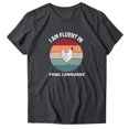 thumbnail image 3 of Gibobby Playera Corte clásico para Mujer Mujeres Casual Impresión Mangas Cuello Redondo Camiseta Suelta Blusa Tops(Gris oscuro,XL), 3 of 4
