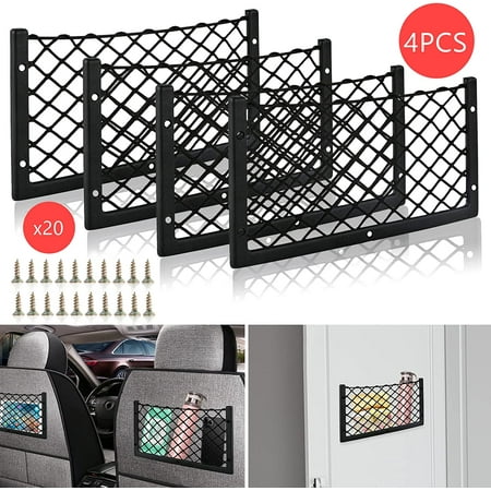 2 Pièces Filet Coffre Voiture Filet Rangement Coffre Voiture Poche à Filet De Rangement Filet De