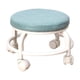 thumbnail image 4 of Taburete bajo con ruedas, silla giratoria, resistente, multifuncional, para pedicura. Azul, 4 of 9