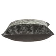 thumbnail image 4 of Nassau Collection Weathered Floral Square Cotton Throw Pillow - 20" - Gray and Cream, 4 of 4