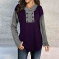 thumbnail image 2 of ZJXFGS Lightweight Hoodies for Women,Hoodies for Women Pullover,Fleece Hoodie Women,Hoodies Cute,Womens Pullover Sweatshirts,Hoodie Cute Purple M, 2 of 6