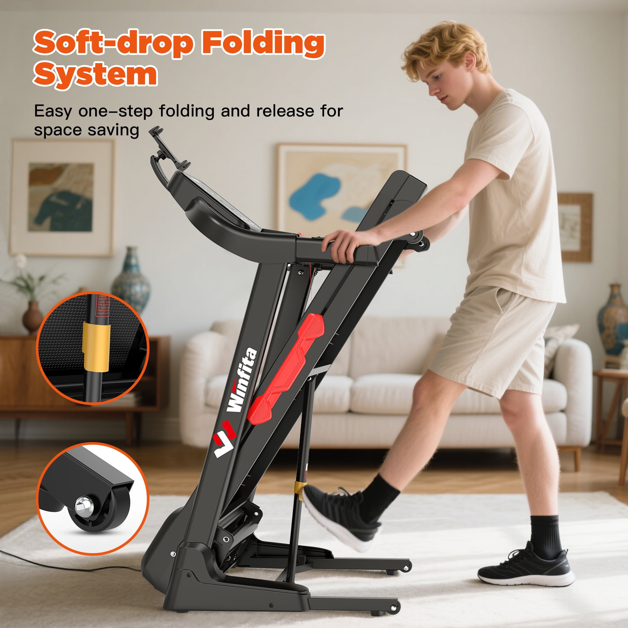 Treadmill with Auto Incline, 17