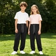 thumbnail image 5 of OGLCCG Kids Boys Sweatpants Fleece Drawstring Workout Athletic Jogger Pants with Side Pockets Cuff Bottom Active Pants Size 11, 5 of 6