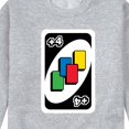 thumbnail image 3 of UNO - Draw Four - Men's Crew Neck Fleece Pullover, 3 of 5
