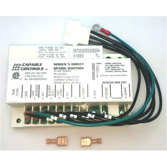 Lennox Armstrong Ducane Furnace Control Circuit Board 73K86 73K8601 41F4601PR