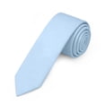 thumbnail image 2 of Jacob Alexander Men's Solid Color 2 inch Width Skinny Neck Tie - Sky Blue, 2 of 8