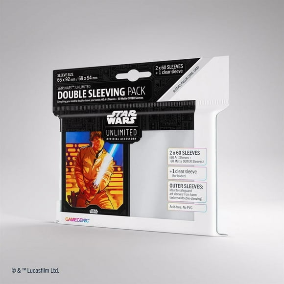 Star Wars: Unlimited Art Sleeves Double Sleeving Pack: Luke Skywalker New