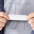 thumbnail image 3 of Blank Name Tags with Pins, 1x3 Inch Plastic ID Badges, Customizable for Office Workers, Employees, Students, and Event Identification, 3 of 9