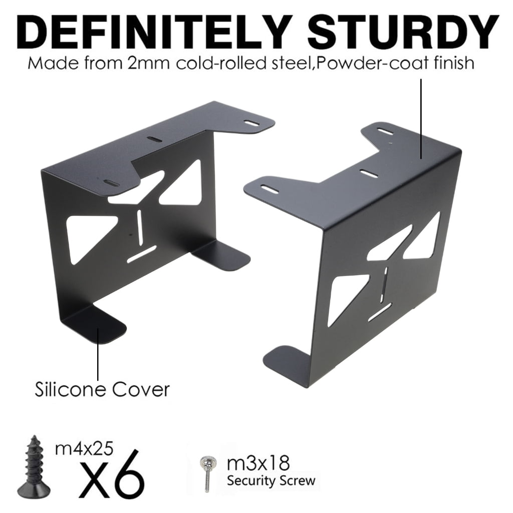 Upgrades Metal Storage Bracket Home Gaming Systems Desk Accessory Gaming Consoles Holder Metal Desk Organizers for