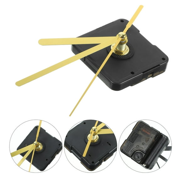 ROSENICE 1 Set Mute Clock Movement DIY Wall Clock Mechanism Replacement Clock Movement with Clock Hands