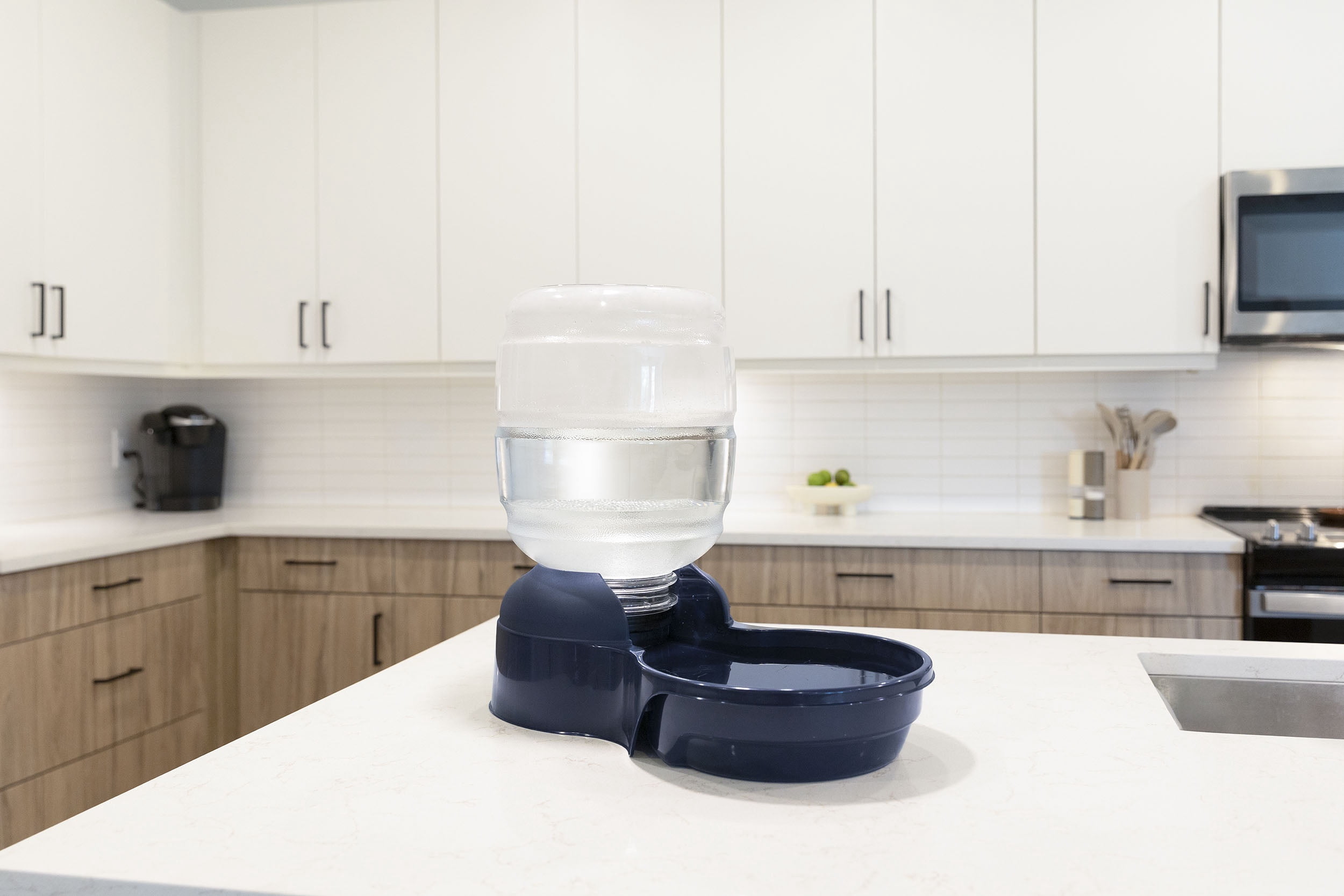 Vibrant Life 4 gal Gravity Waterer for Extra Large Pets, Navy