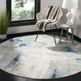 thumbnail image 3 of SAFAVIEH Jasper Alvina Abstract Overdyed Area Rug, Grey/Gold, 11' x 11' Round, 3 of 8