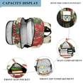 thumbnail image 3 of FORMRS Unisex School Backpack 17" Student Travel Bag with Laptop Compartment, Christmas Poinsettia, 3 of 7