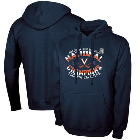 Ncaa Mens Hoodie - Virginia Cavaliers 2019 NCAA Men's Basketball National Champions Classic Pullover Hoodie - Navy