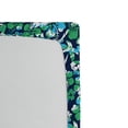thumbnail image 2 of Ambesonne Ocean Fitted Sheet, Flowers Palm Summer Tree, Twin Size, Navy Blue White, 2 of 2