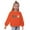 Orange, variant on Odeerbi Kids Girls Cotton Crewneck Sweatshirts Fall Winter Pullover Sweatshirt Fall Winter Heart Print Long Sleeve Sweater Top Kids Clothes Black