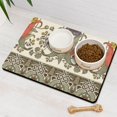 thumbnail image 2 of Mandala Inspired Paisley Dog Bowl Mat - Non-Slip Pet Food Mat with Exotic Tribal Pattern, Durable and Eco-Friendly, 2 of 3