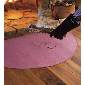 Flame Resistant Half Round Hearth Fireproof Rug Walmart Com