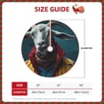 thumbnail image 2 of Fotbe Surrealist Goat Pattern Christmas Tree Skirt, Tree Skirts Plush Christmas Decorations, Christmas Tree Skirts Xmas Decorations Holiday Party Decor-36", 2 of 6