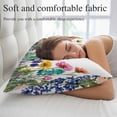thumbnail image 5 of Spring Floral Pillow Protectors with Zipper Standard Size, Yellow Pink Flowers Farmhouse Botanical Soft Brushed Microfiber Breathable Throw Pillow Covers, Pillowcase for Couch Sofa Bedroom 20"x26", 5 of 9
