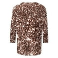 thumbnail image 4 of Womens Blouses Long Sleeve Tunic Tops Pleated Dressy Business Casual Crew Neck Shirts Fashion Outfits 2026 Rose Gold S, 4 of 5