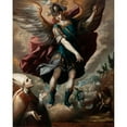 thumbnail image 3 of Sebastián López de Arteaga 12x14 Black Modern Framed Museum Art Print Titled - Saint Michael and the Bull, 3 of 5