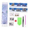 thumbnail image 1 of Kit de pintura manual de punto de cruz con bordado de diamantes y mariposas, 30 x 30 cm, 1 of 8